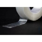 Лента липкая (скотч), пластиковая, прозрачная перфорированная, 9М