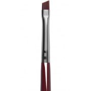 Кисть Roubloff beauty Cra08 вишневая синтетика/ наклонная 8/ ручка бордовая