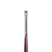 Кисть Roubloff beauty tf06y синтетика имитация мангуста/ плоская укороченная 6/ ручка бордовая