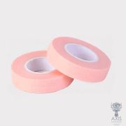 Лента липкая (скотч), бумажная, светло-розовая перфорированная, 9М