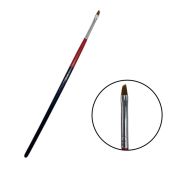 Кисть скошенная, красно-черная ножка