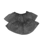 Бахилы медицинские одноразовые полиэтиленовые, черные, 20 мкм, 50 пар