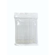 Микробраши в мягкой упаковке - 100шт, удлиненная ватная головка, цвет в ассортименте