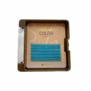 Ресницы флуоресцентные NEICHA REFINADO Light Blue MINI 6 линий C 0,10 MIX 8.2 (8-13)