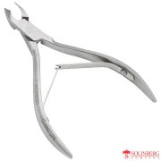 Кусачки маникюрные Solinberg 32010/2 «Classic Line»(ручная заточка), матовые, двойная пружина, 0.4 см