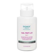 DGP DOMIX NAIL PREP LUX 2 в 1: Обезжириватель ногтевой пластины и средство для снятия липкого слоя с ПОМПОЙ (без растворителей), 255 мл