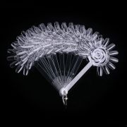 Палитра цветок прозрачная, 10 шт, 120 типс