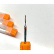 Фреза алмазная «Длинное пламя» 263 016R красная