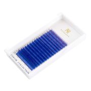 Комбинированные ресницы BARBARA (сине-фиолетовые) МИКС