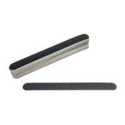 Сменные файлы на мягкой основе прямые, черные, 100/180, 20 шт