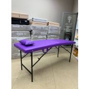 Кушетка складная 180/60 ноги лэшмейкер, фиолетовый яркий