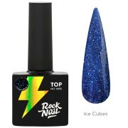 Топ RockNail светоотражающий Ice Cubes, 10 мл