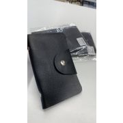 Альбом для пластин для стемпинга «Экокожа», черный, 20 слотов, 10*15 см