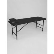 Кушетка складная 190/70 регулировка высоты, вырез для лица (РБ черный)