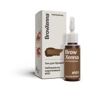 Хна для бровей BrowXenna Шатен №101 Нейтрально коричневый (флакон) 10 гр