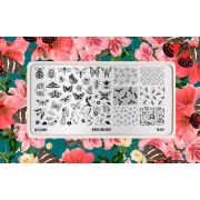 Пластина для стемпинга Go! Stamp 301 Birds and Bugs