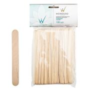 Шпатели деревянные одноразовые «стандарт» Italwax №100шт 1,4х14 см