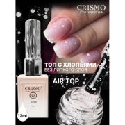 Топ глянцевый с белыми точками Crismo, 12 мл