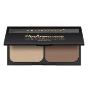 Art-Visage Палетка компактных хайлайтера и скульптора Performance 02