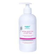 DOMIX DGP Крем для рук и ногтей с кератином, маслом чайного дерева и коллоидным серебром, 500 мл