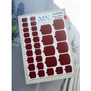 Плёнки для педикюра Wraps stickers SF-75 MIW NAILS
