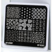 Пластина для стемпинга Go! Stamp MINI My Heart