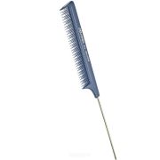 Comair Расческа-хвостик, с иглой, для начеса/тупирования, Celcon, 20,5см, Синий, Blue Line, №512