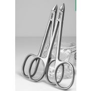 SILVER STAR PRO 01 Podo, кусачки ножнички «глазки» для кожи и мозолей с пяткой 8 мм