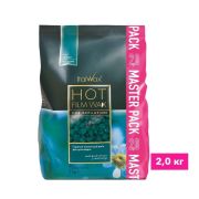 Воск горячий (пленочный) ITALWAX Азулен гранулы 2 кг